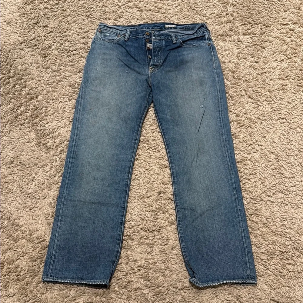 Men’s Polo Ralph Lauren Distressed Vintage 67 Classic Blue Jeans 34” x 32”